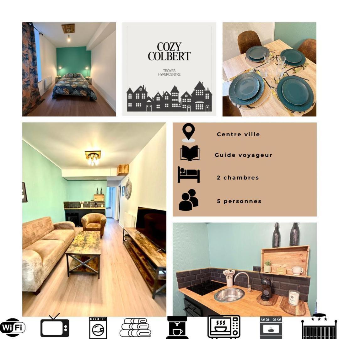 Hyper Centre Le Cozy Colbert Apartment Troyes Ngoại thất bức ảnh